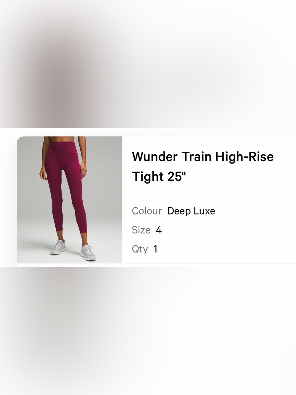 Lululemon Wunder Train Leggings